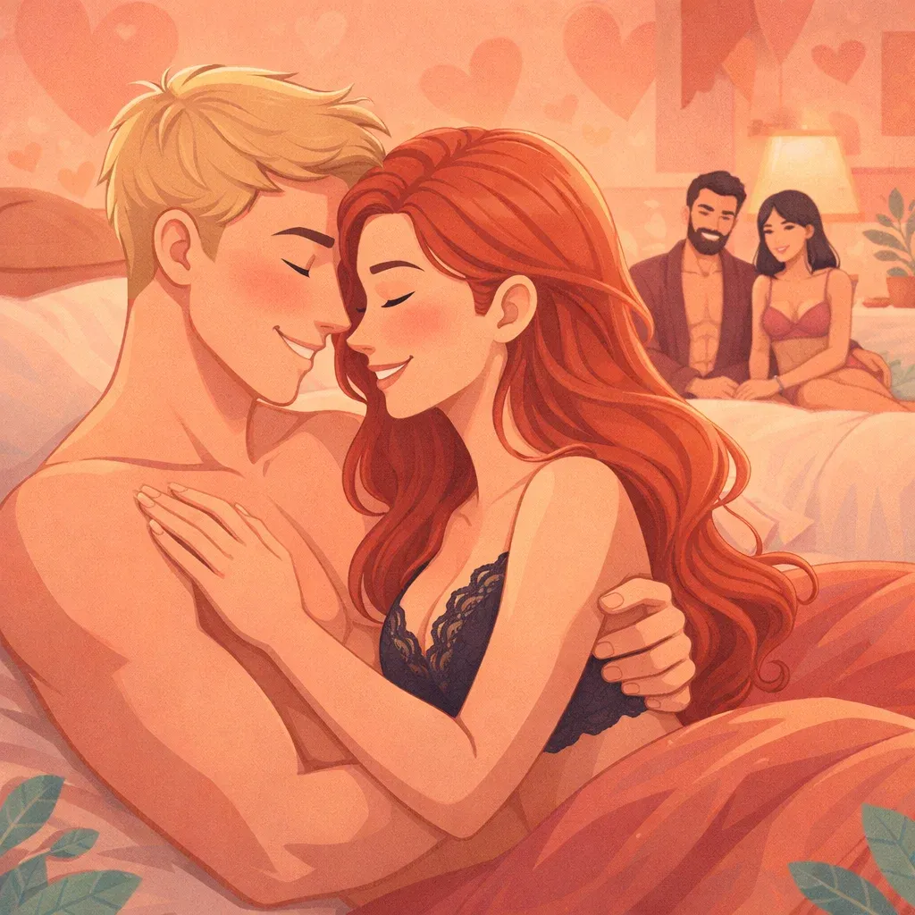 De quatro na frente do namorado — Capa do conto erótico