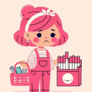 Eu odeio comprar cigarros — Capa do conto erótico