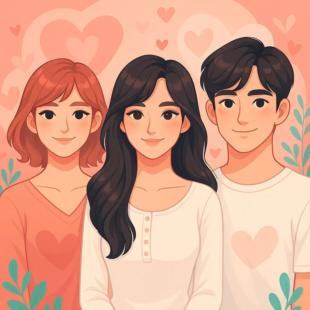 Capa da novela Clara, Joana e eu